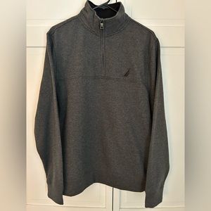 NWT Men’s NAUTICA 1/4 zip fleece pullover.